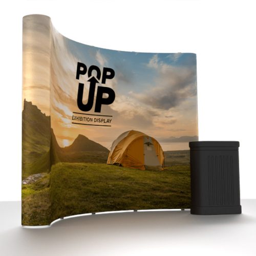 Curved Pop-Up Exhibition Stand