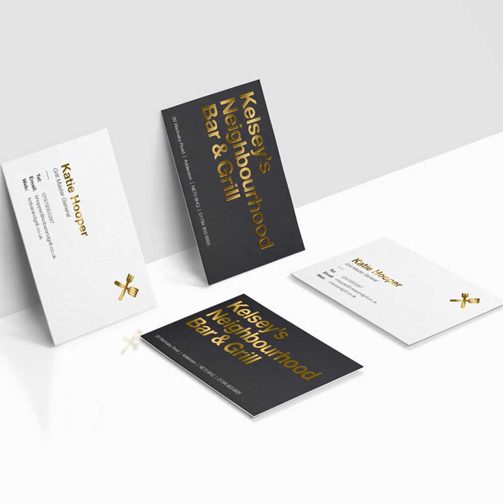 Foil Business Cards